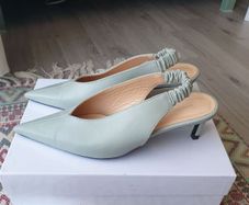 Anine Bing Leather High Heels Size Uk 6