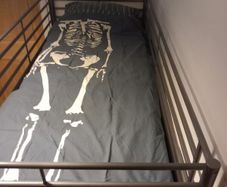 High Loft Bed - Svarta Single Bed by Ikea