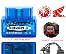 ELM327 Code Reader Scan Tool Bluetooth 5.1 Car Scanner JFIND JF327 For Android IOS Check Engine Motorcycle For Yamaha For Honda