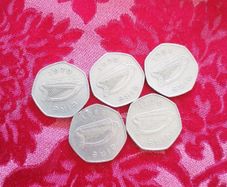 Group Ireland 50 Pence Coins