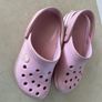 Pink Junior Size 12 Crocs Image 3