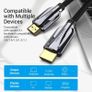 VENTION 3M Premium HDMI 2.1 UHD/3D 8K (7680x4320@60Hz) 48Gbps Luxury Model (Zinc Alloy/Cotton Braided/Gold Plated) Cable (Brand New/Warranty) Image 10