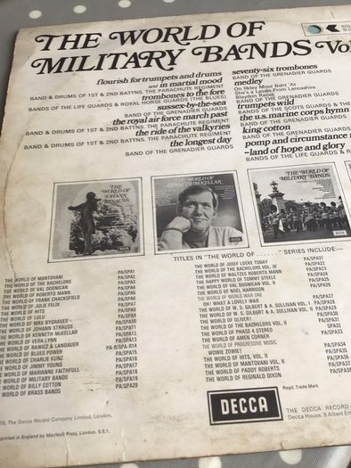 The World of Military Bands Vol 2 Vinyl LP