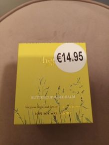 Herb Dublin Buttercup and bee balm scented candle 100% soy wax