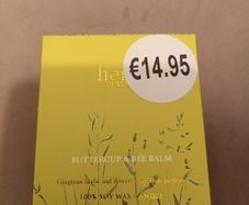 Herb Dublin Buttercup and bee balm scented candle 100% soy wax