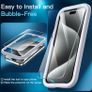 Screen Protector for iPhone 15 Pro 6.1-Inch, Tempered Glass Film with Easy Installation Tool, Case-Friendly, HD Clear, 3-Pack Image 4