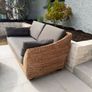 Lounge Sofa & Armchair Set, Lazaretta Rattan Natural Image 2