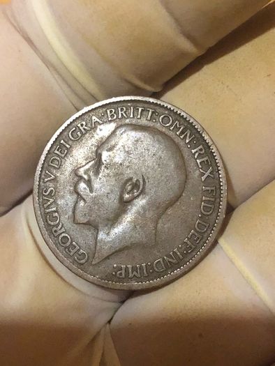 George V Half Penny 1915-1922 x11 Pictures