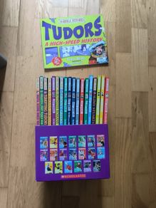 Horrible Histories (19 books) each for 3 euro all for 30