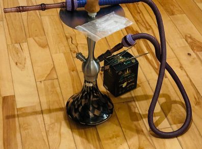Shisha / Hookah Pipe - Full Setup Boxed