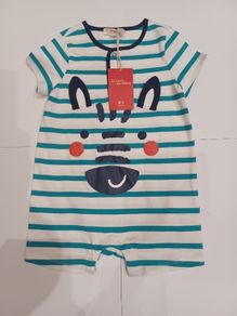 NEW Boys Du Pareil Au meme Zebra Romper Suit Age 2