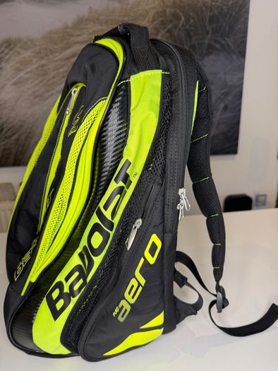 Babolat Pure Aero Tennis Backpack Black & Neon Yellow