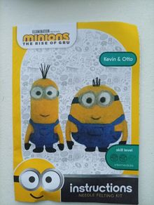 Needle Felting kit "Minions"