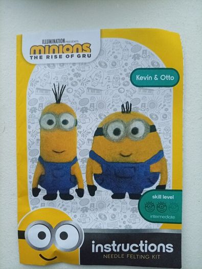 Needle Felting kit "Minions"