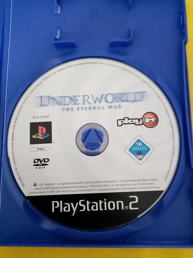 Underworld The Eternal War PlayStation 2 Ps2 Games Original