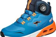 KangaROOS Boys Kx-Raptor Hi Fx Sneaker 18903-4054, Blue 28 EU, 10 UK
