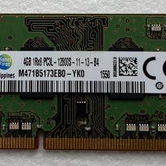 Samsung 4gb RAM (1x4gb) 1600mhz Pc3l 12800s Ddr3 Laptop Memory Ram M471b5173eb0-yk0