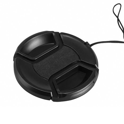 58mm Camera Lens Cap Center Pinch with Strap