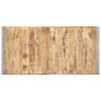 Dining Table 140x70x75 cm Solid Rough Mango Wood Image 2