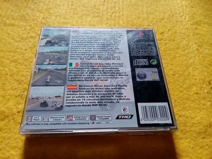 Castrol Honda superbike racing PlayStation 1 Ps1 PlayStation 2 ps2 games Original
