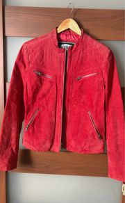 leather biker jacket
