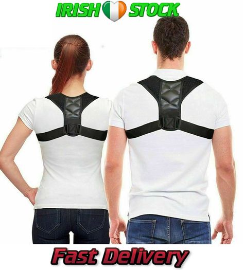 New Posture Corrector Belt Adjustable Back Brace Straightener For Men and Women
