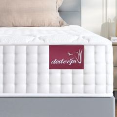 Memory Foam & Pocket Sprung 9 Zone Orthopedic Support, Breathable Cover, Motion Isolation,Medium Firm,Edge Support 135x190x24cm