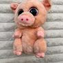 Ty Beanie Boos Piggley the pig Soft Plush approx. 16 cm. Used Please see photos Image 2
