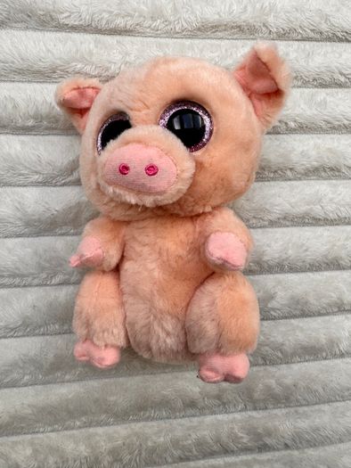 Ty Beanie Boos Piggley the pig Soft Plush approx. 16 cm. Used Please see photos