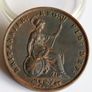 1855 Halfpenny 1/2 Penny Queen Victoria copper coin Image 2