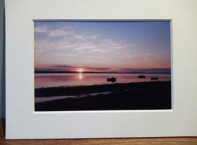 Mounted Original Photography - Wexford North Slobs Sunset