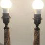marble lamps x 2 Image 2