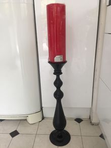 Large bolsius candle and decorative holder