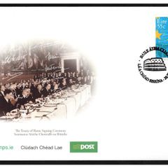2007 Ireland 50th Anniversary of the Treaty of Rome Commemorative Stamp An Post First Day Cover (FDC)