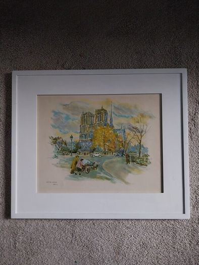 Vintage artwork and frames