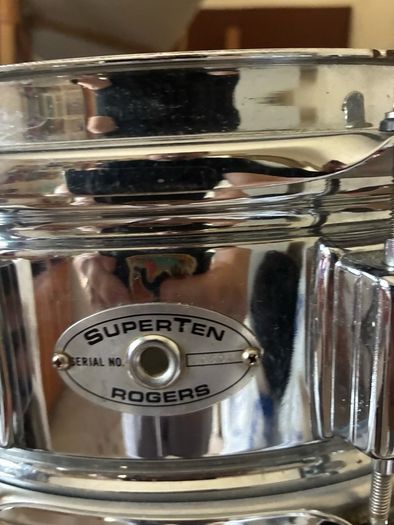 Rogers Super Ten 5x14 snare and case
