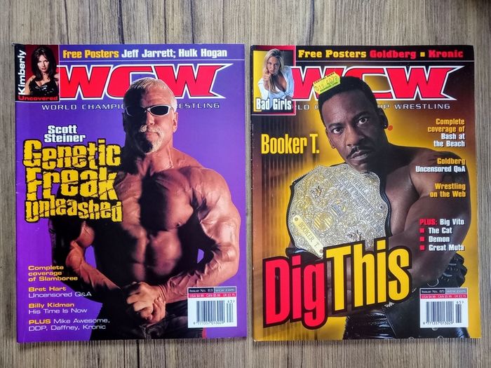 World Championship Wrestling Magazine WCW . July and September 2000.