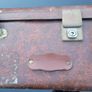 Fordite Vintage Travel Case With Aer Lingus Original Baggage Stickers Image 5