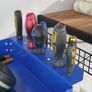 3-tier Tool Cart, 4 Casters, Steel, 83B x 35.3T x 76H cm, Blue Image 4