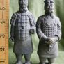 Vintage Terracotta Army Chinese Warrior Soldier Small Figurine Statue Figure Image 10