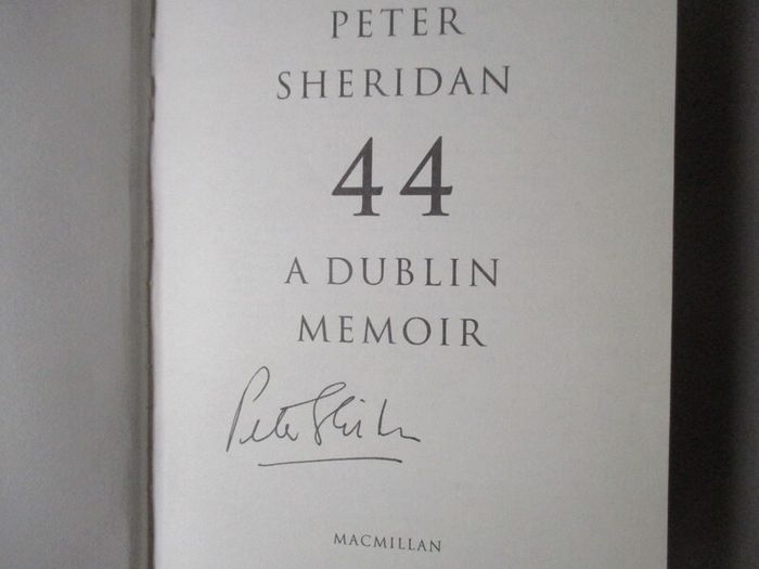 Peter Sheridan - A Dublin Memoir, Signed Book