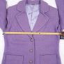 Avalon Lilac Purple Boucle Wool Jacket Blazer 12UK/40EU Image 10