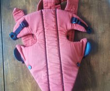 Red Baby Bjorn carrier