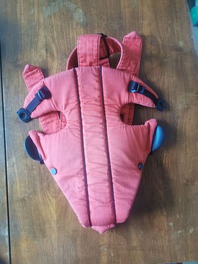 Red Baby Bjorn carrier