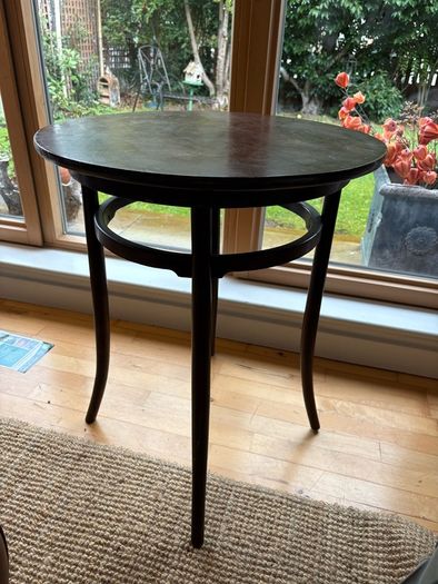 Original THONET FISCHEL bentwood circular table 1920/30 s