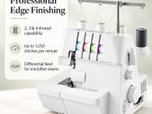 2 3 4 Thread Overlocker Sewing Machine with Differential Feed and LED Light