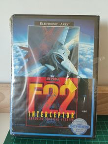 Sega Genesis Game  F22 Interceptor Sealed