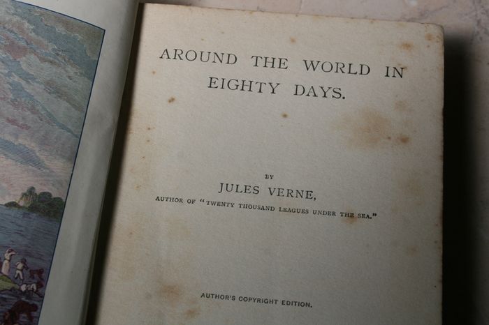 JULES VERN Michael Strogoff The Courier of the Czar by Jules Verne - 1st British - 1877 -Vintage "Around the world in 80 days" Jules Verne