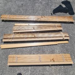 Venetian blinds wooden lats