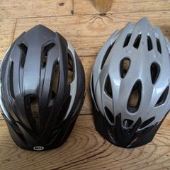 Two helmets